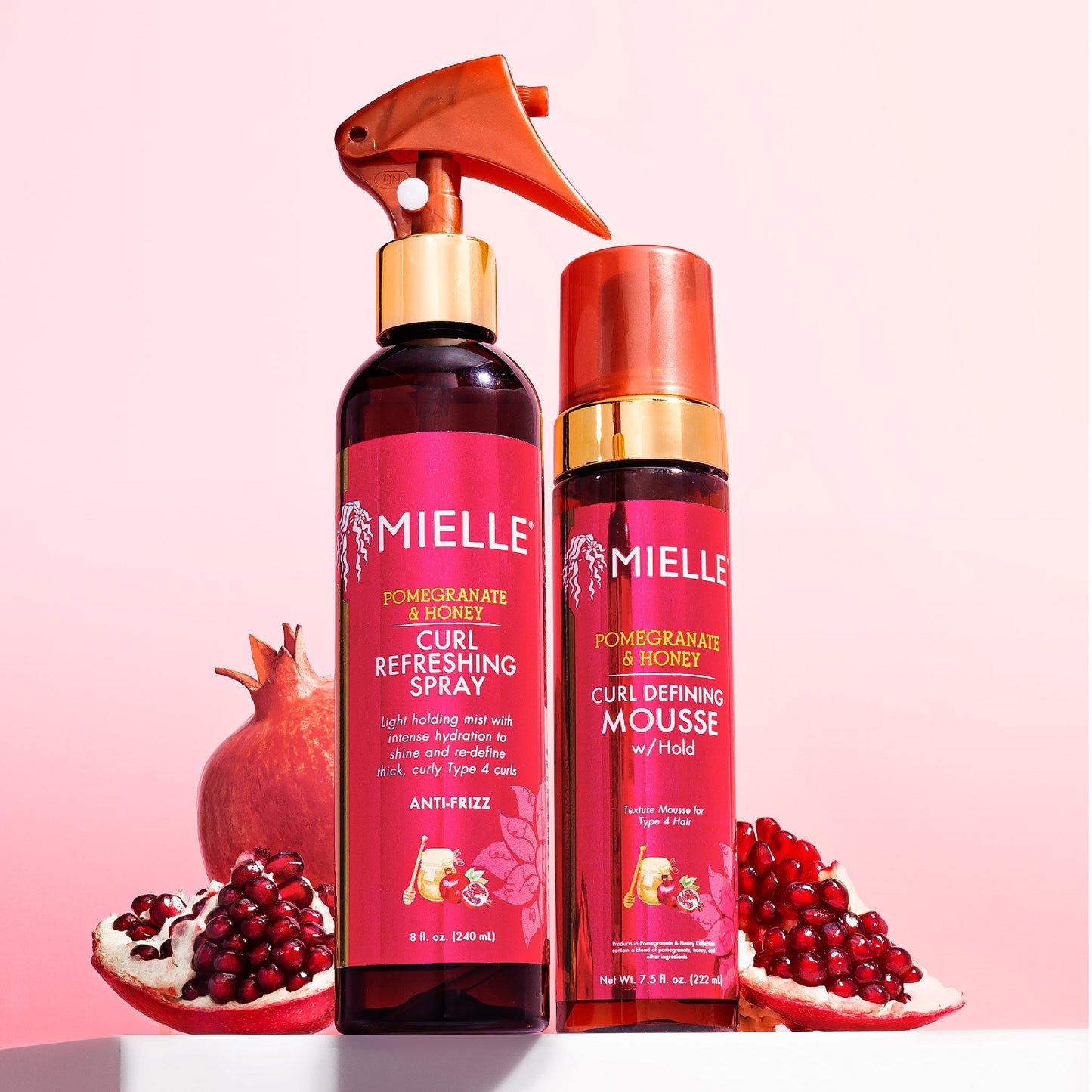 Pomegranate & Honey Curl Defining Mousse with Hold